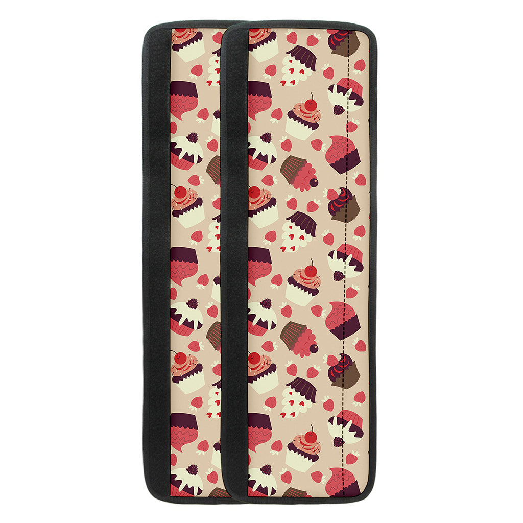 Vintage Cupcake Pattern Print Refrigerator Handle Covers