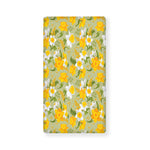 Vintage Daffodil Flower Pattern Print Baby Crib Sheet
