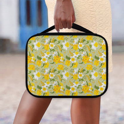 Vintage Daffodil Flower Pattern Print Classic Bible Case