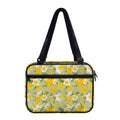 Vintage Daffodil Flower Pattern Print Double Strap Bible Bag
