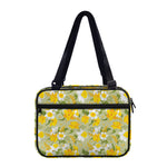 Vintage Daffodil Flower Pattern Print Double Strap Bible Bag