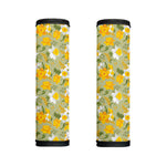 Vintage Daffodil Flower Pattern Print Handle Covers