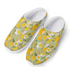 Vintage Daffodil Flower Pattern Print Mesh Casual Shoes