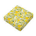 Vintage Daffodil Flower Pattern Print Outdoor Seat Cushion Cover