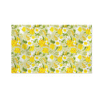 Vintage Daffodil Flower Pattern Print Polyester Flag