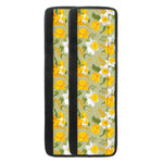 Vintage Daffodil Flower Pattern Print Refrigerator Handle Covers