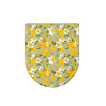 Vintage Daffodil Flower Pattern Print Toilet Lid Cover