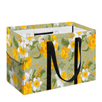 Vintage Daffodil Flower Pattern Print Utility Tote Bag