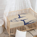 Vintage Deer Skull Print Baby Crib Sheet