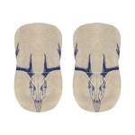 Vintage Deer Skull Print Bar Stool Covers