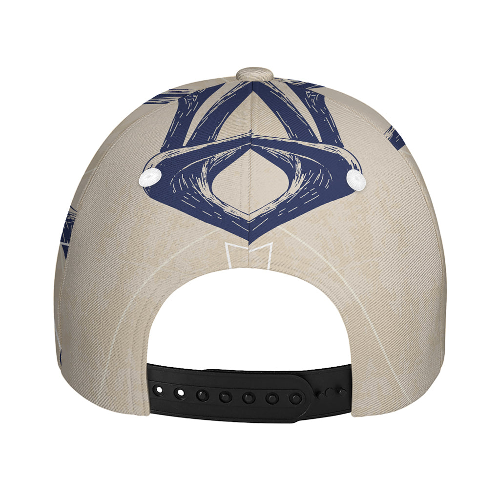 Vintage Deer Skull Print Baseball Cap