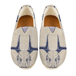 Vintage Deer Skull Print Casual Shoes