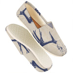 Vintage Deer Skull Print Casual Shoes