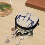 Vintage Deer Skull Print Coin Purse
