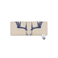 Vintage Deer Skull Print Extended Mouse Pad