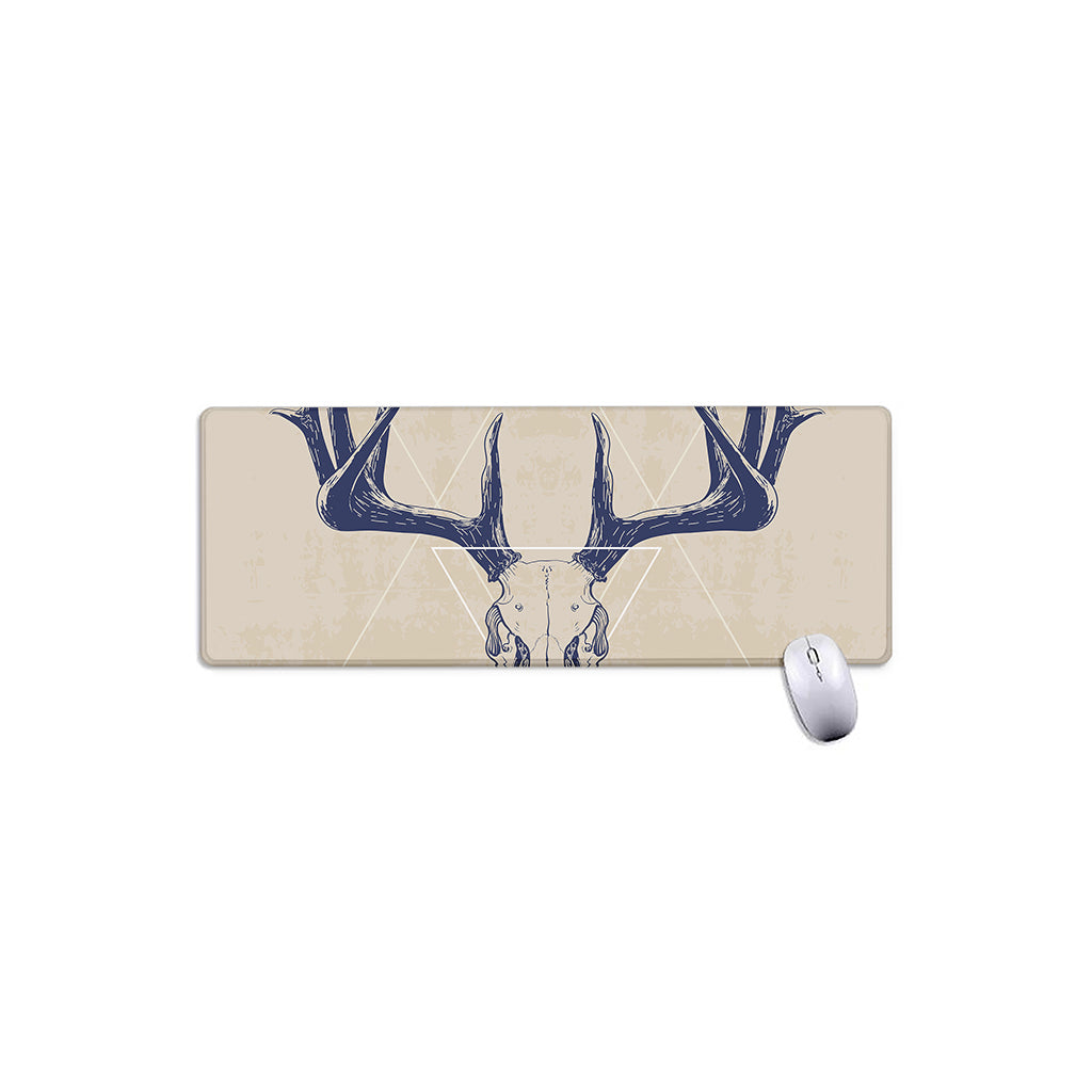 Vintage Deer Skull Print Extended Mouse Pad