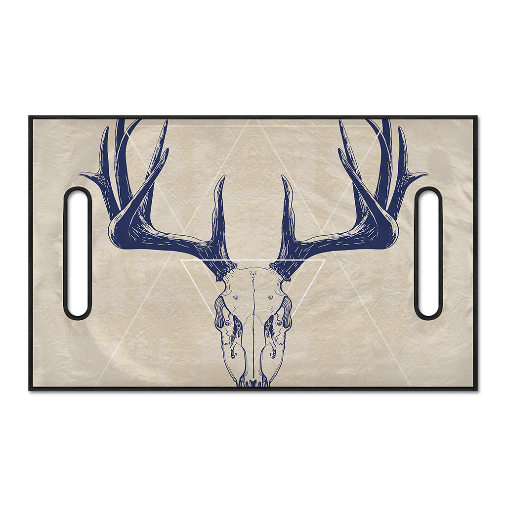 Vintage Deer Skull Print Golf Cart Seat Cover
