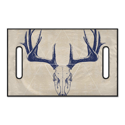 Vintage Deer Skull Print Golf Cart Seat Cover