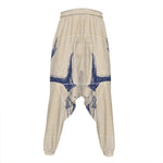 Vintage Deer Skull Print Hammer Pants