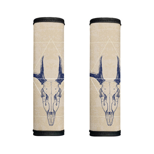 Vintage Deer Skull Print Handle Covers