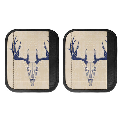 Vintage Deer Skull Print Handle Covers