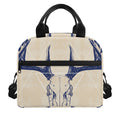 Vintage Deer Skull Print Insulated Lunch Bag