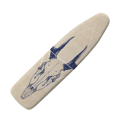 Vintage Deer Skull Print Ironing Board Cover
