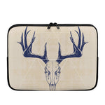 Vintage Deer Skull Print Laptop Sleeve