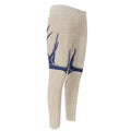 Vintage Deer Skull Print Men's Compression Pants