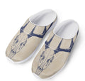 Vintage Deer Skull Print Mesh Casual Shoes