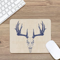 Vintage Deer Skull Print Mouse Pad