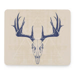 Vintage Deer Skull Print Mouse Pad