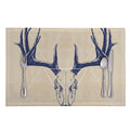 Vintage Deer Skull Print Placemat