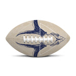 Vintage Deer Skull Print Rugby Ball