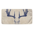 Vintage Deer Skull Print Towel
