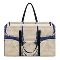 Vintage Deer Skull Print Utility Tote Bag