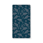 Vintage Dolphins Pattern Print Baby Crib Sheet