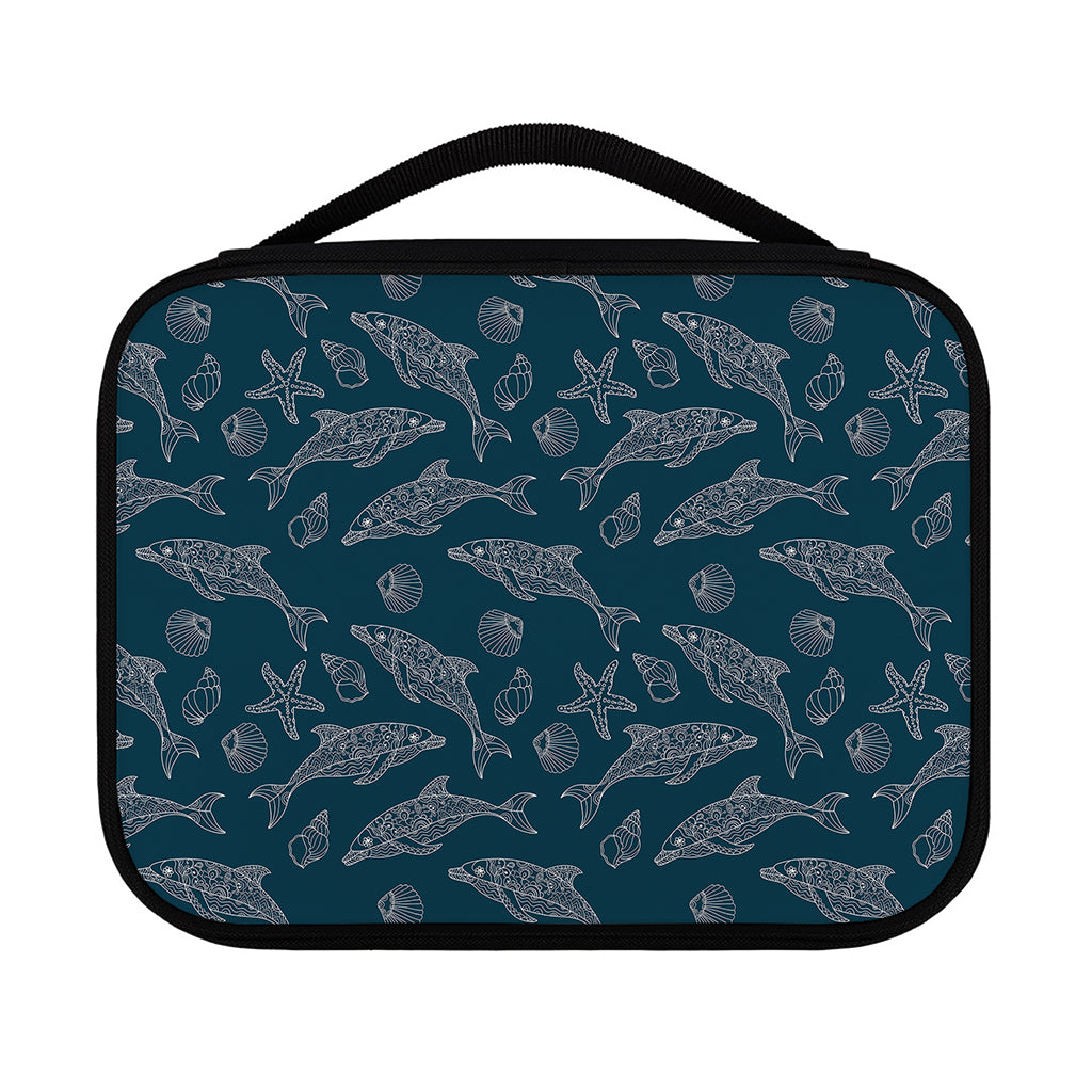 Vintage Dolphins Pattern Print Classic Bible Case
