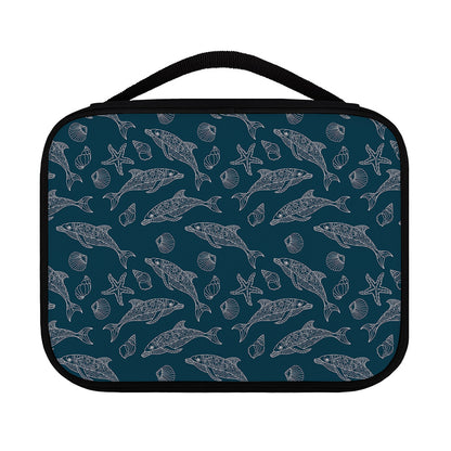 Vintage Dolphins Pattern Print Classic Bible Case