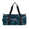 Vintage Dolphins Pattern Print Gym Bag