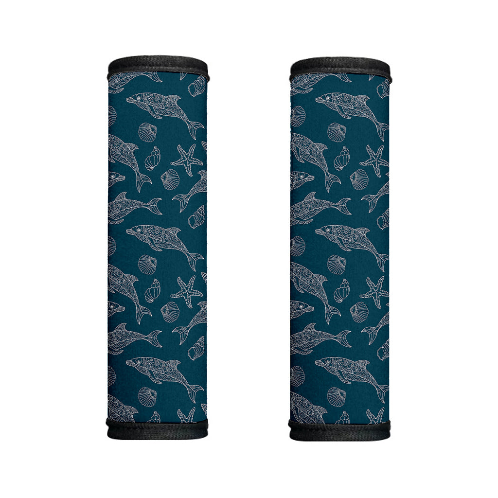 Vintage Dolphins Pattern Print Handle Covers