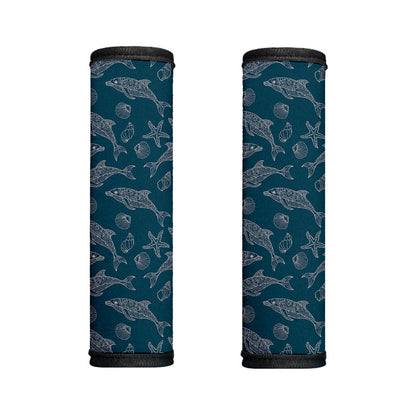 Vintage Dolphins Pattern Print Handle Covers
