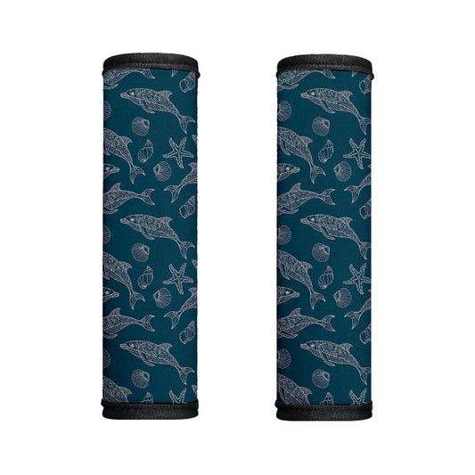 Vintage Dolphins Pattern Print Handle Covers