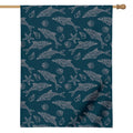 Vintage Dolphins Pattern Print House Flag