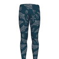 Vintage Dolphins Pattern Print Men's Leggings