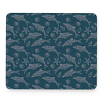 Vintage Dolphins Pattern Print Mouse Pad