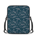 Vintage Dolphins Pattern Print Rectangular Crossbody Bag