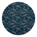 Vintage Dolphins Pattern Print Round Blanket