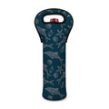 Vintage Dolphins Pattern Print Single Neoprene Wine Tote