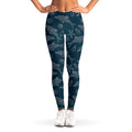 Vintage Dolphins Pattern Print Women's Leggings